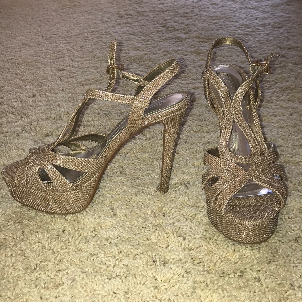 Sparkly heels